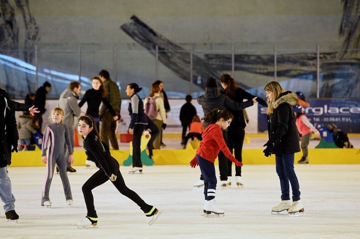 La patinoire Thierry Monier, à Courbevoie (92)