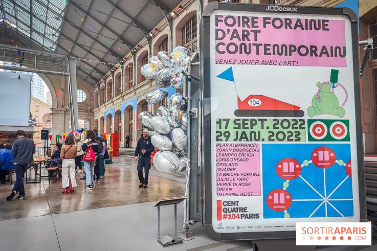 Foire foraine d'art contemporain, l'exposition ludique et immersive du 104 - nos photos