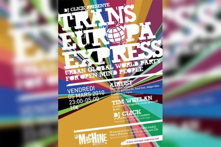 trans europa
la machine du moulin rouge 2010