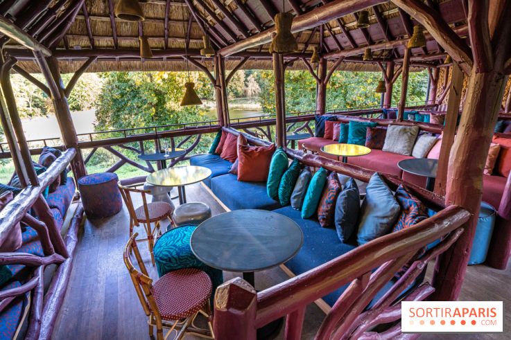 L’hôtel Les Étangs de Corot - terrasse guinguette