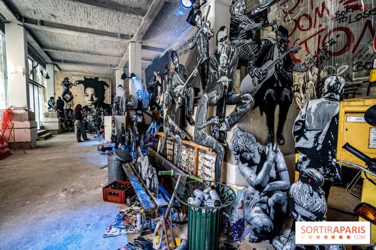 Exposition Jef Aérosol à Paris, 40 ans de pochoirs