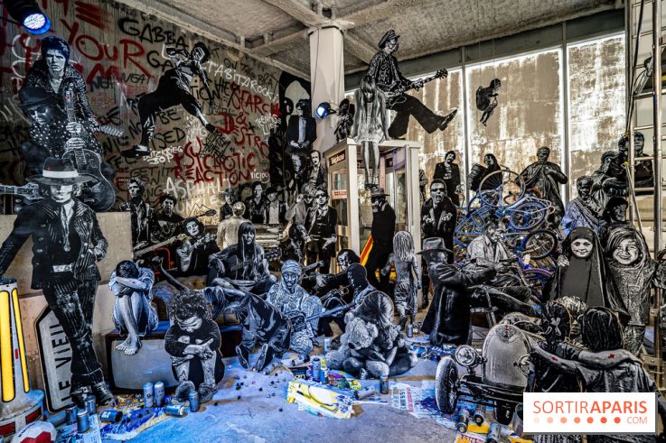 Exposition Jef Aérosol à Paris, 40 ans de pochoirs