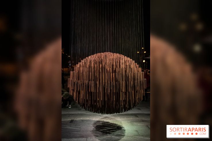 Nuit Blanche 2022 sur la place de la Samaritaine : Bing Bang, une sculpture hypnotisante et sonore