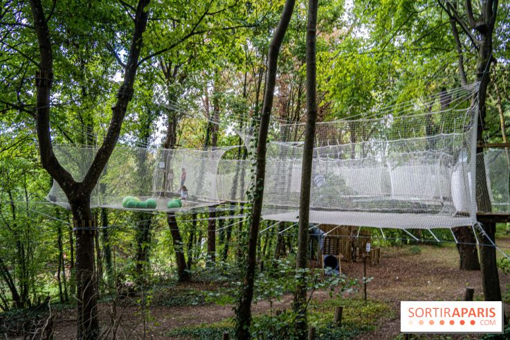 Accrocamp Poissy, le nouvel accrobranche au parc du château de Villiers