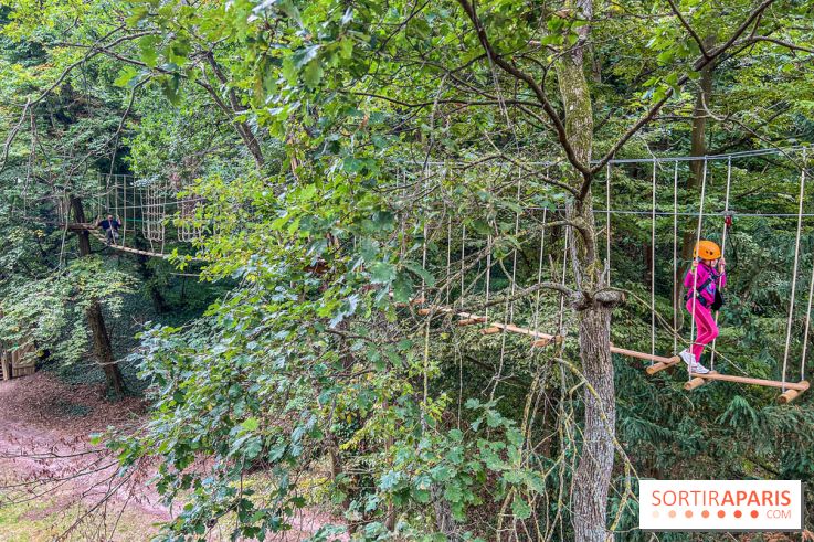 Accrocamp Poissy, le nouvel accrobranche au parc du château de Villiers