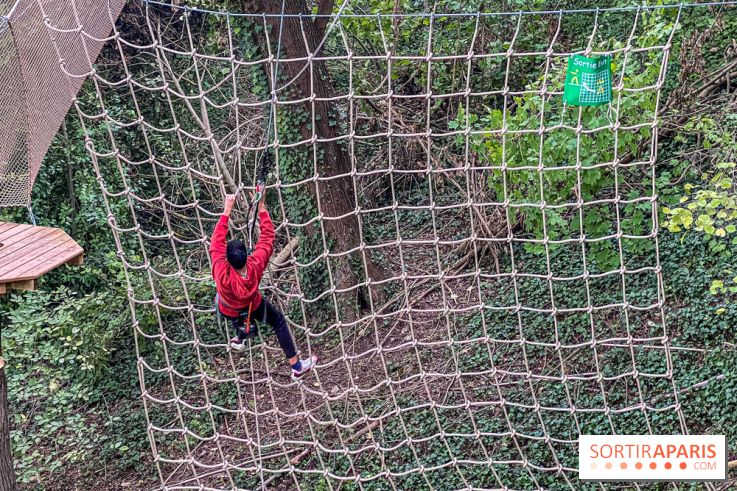 Accrocamp Poissy, le nouvel accrobranche au parc du château de Villiers