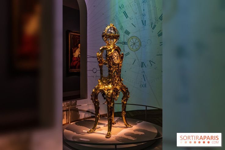 Exposition Louis XV - Château de Versailles - pendule de passemant - pendule astronomique