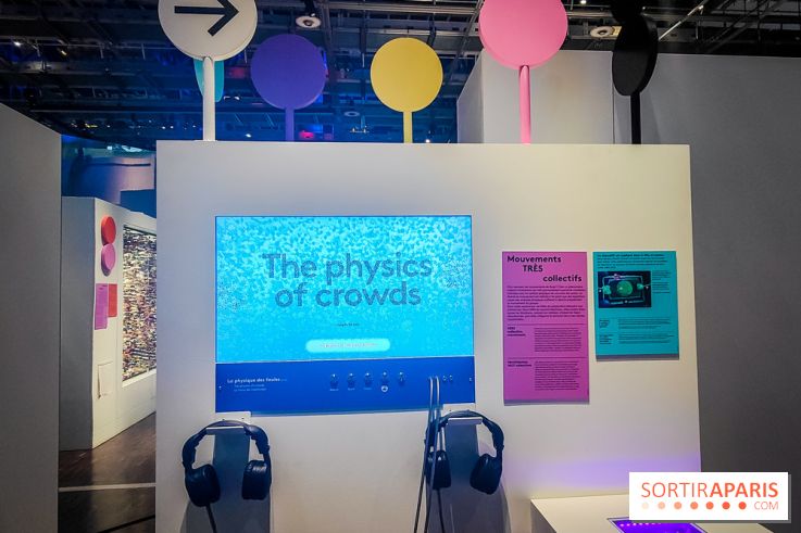 Foules, l'exposition interactive de la Cité des Sciences et de l'Industrie - nos photos