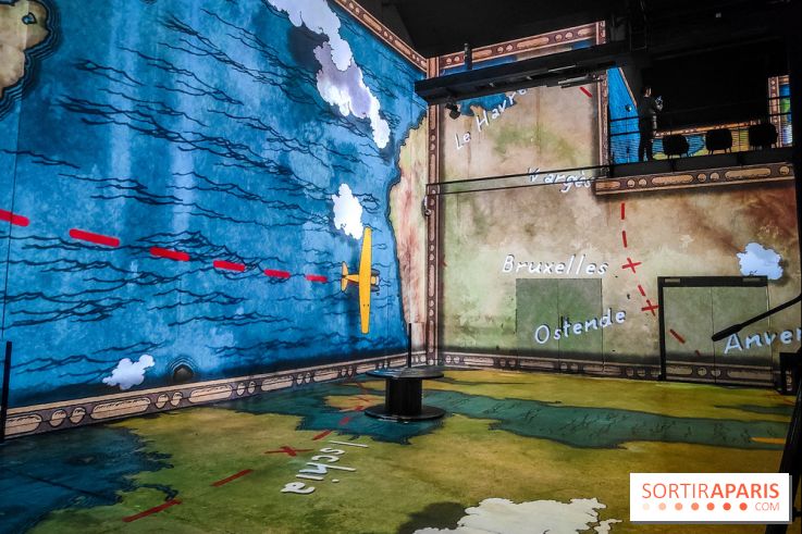 Tintin, l'aventure immersive à l'Atelier des Lumières : l'exposition insolite à vivre - nos photos