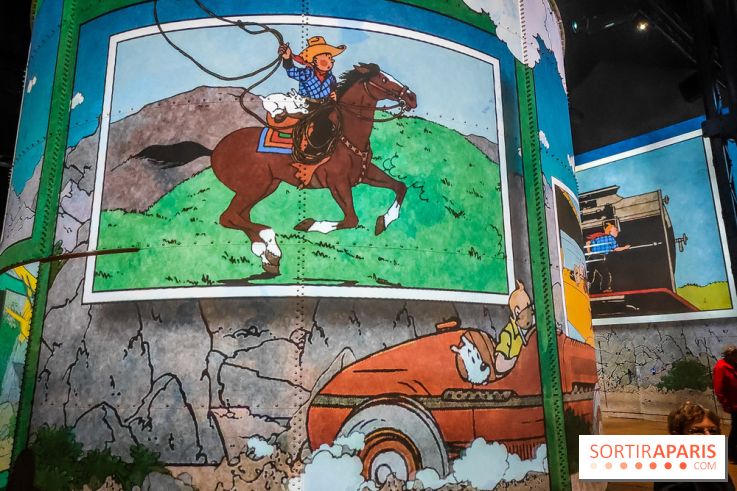 Tintin, l'aventure immersive à l'Atelier des Lumières : l'exposition insolite à vivre - nos photos
