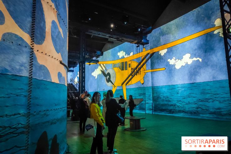 Tintin, l'aventure immersive à l'Atelier des Lumières : l'exposition insolite à vivre - nos photos