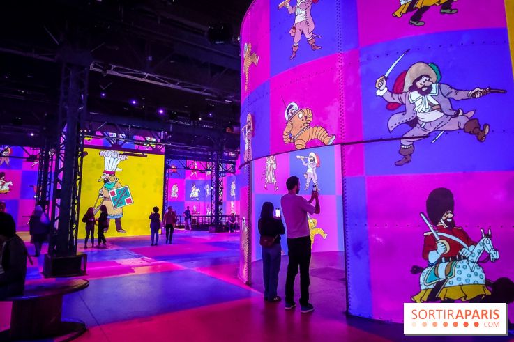 Tintin, l'aventure immersive à l'Atelier des Lumières : l'exposition insolite à vivre - nos photos