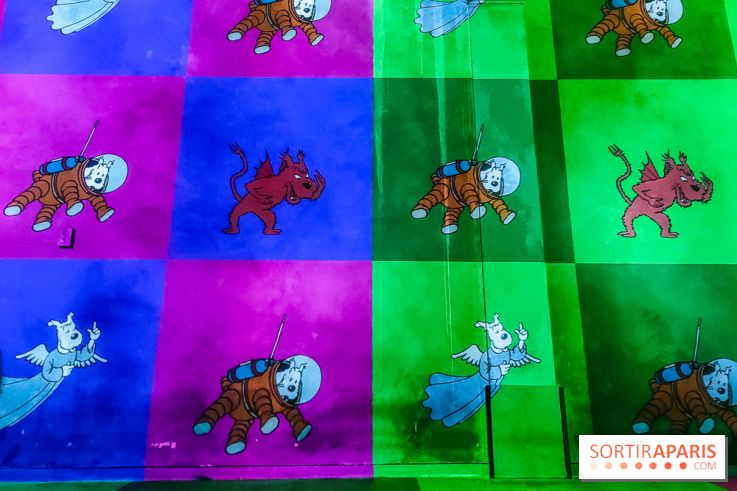 Tintin, l'aventure immersive à l'Atelier des Lumières : l'exposition insolite à vivre - nos photos