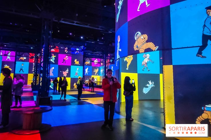 Tintin, l'aventure immersive à l'Atelier des Lumières : l'exposition insolite à vivre - nos photos