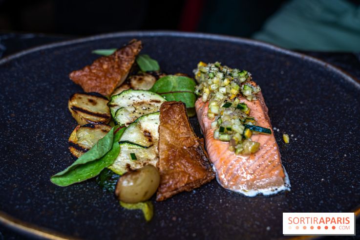 Nessia, le bistrot de chef - Paris 3e - plat saumon