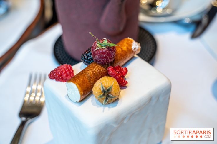 Le Tea Time d'Automne de Quentin Lechat au Royal Monceau -Raffles Paris - gavotte chantilly fruit