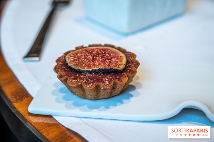 Le Tea Time d'Automne de Quentin Lechat au Royal Monceau -Raffles Paris - tartelette figue