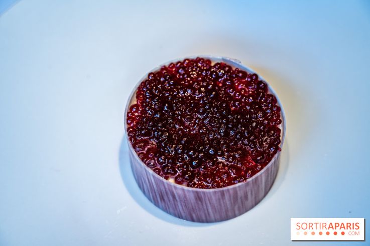 Le Tea Time d'Automne de Quentin Lechat au Royal Monceau -Raffles Paris - perle myrtille