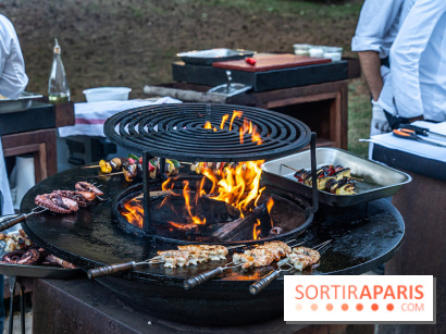 Garden barbecue au Trianon Palace à Versailles