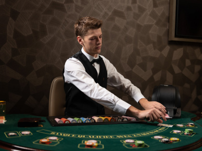 Un croupier du Club Pierre Charron