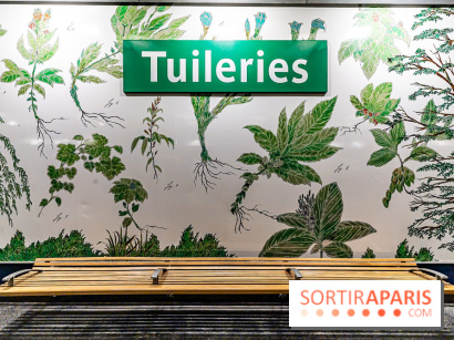 Le Métro Tuileries en mode végétal