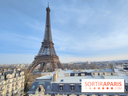 Visuel Paris 15e - Tour Eiffel hiver toits paris