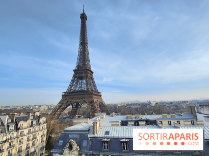 Visuel Paris 15e - Tour Eiffel hiver toits paris 