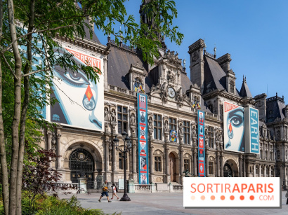 Hôtel de Ville - De Paris à Belem - Forêt Urbaine - Obey  - A7C03044