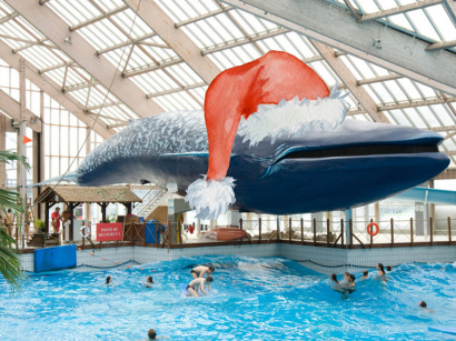 Aquaboulevard de Paris - Baleine Aqua Noel