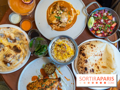 Andaaz restaurant indien Paris 17e - table