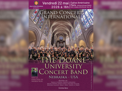Un vent d’Amérique à Paris : le Doane University Concert Band en concert à l’American Church