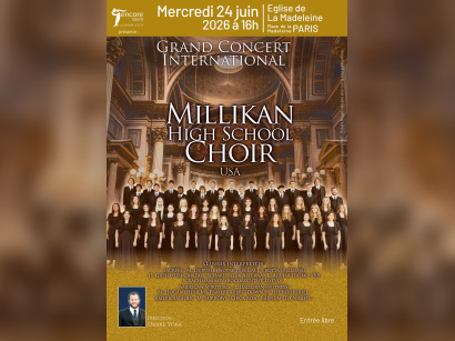 Le Millikan High School Choir en concert sacré exceptionnel à la Madeleine