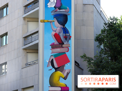 Seth, nos photos de sa nouvelle fresque monumentale à admirer dans le 19e à Paris - Seth 8