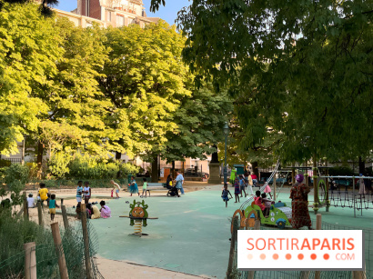 Square des Epinettes, le parc caché du 17e