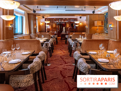 Doobie's : salle de restaurant aux banquettes et tables dressées