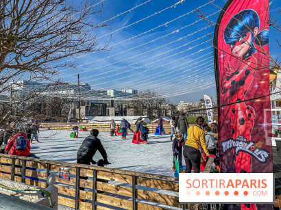 Une vraie patinoire s’installe Parc André Citroën : Patins en folie