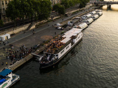 À L’Ouest : nouvelle terrasse estivale sur le pont du Concorde Atlantique à Paris