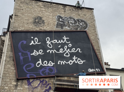 Avez-vous déjà remarqué cette étonnante installation de Ben à Paris ? 