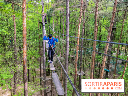 Aventure Floréval, le parcours en pleine nature