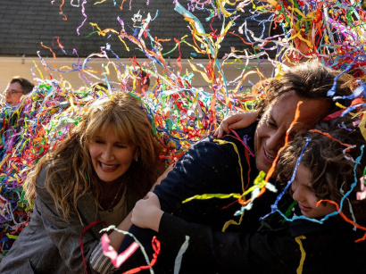 Is This Thing On?: Laura Dern, Will Arnett, Calvin Knegten