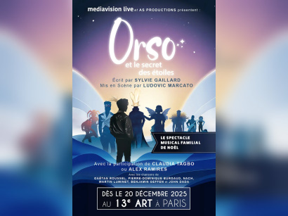 Orso et le secret des étoiles : spectacle musical au 13ème Art