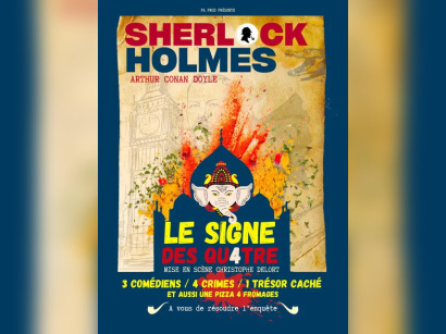 Sherlock Holmes et l’aventure du diamant bleu : enquête interactive au Théâtre Les 3 clés