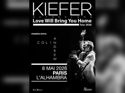 Kiefer Sutherland : concert country-rock à l’Alhambra