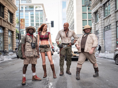 Jumanji : Bienvenue dans notre monde : Karen Gillan, Kevin Hart, Jack Black, Dwayne Johnson