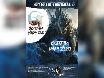 Godzilla Night au Grand Rex, nuit du 3 au 4 novembre 2026