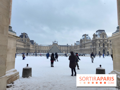 La Neige à Paris - musée du Louvre
