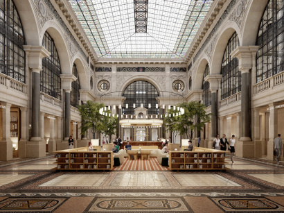 Réouverture monument 14 rue Bergère Grands Boulevards ancienne banque BNP