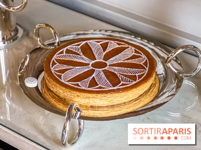 Amande, Vanille & Praliné Spéculoos la galette des rois 2026 de Matthieu Carlin à l'Hôtel de Crillon