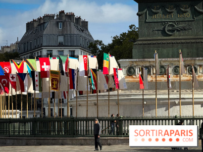 Une œuvre textile monumentale autour de la Colonne de Juillet à Bastille pour la Paris Design Week 2026