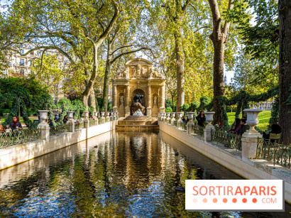 visuel Paris visuel  -  jardin du Luxembourg - automne - fontaine médicis